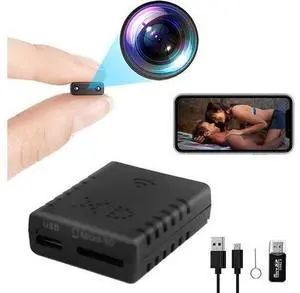 Mini Spy Hidden Camera HD 1080P WiFi Security Cameras Wireless Nanny Cam with Motion Detection Night Vision Phone App for Home Office Indoor Video Surveillance Mini Spy Hidden Camera HD 1080P WiFi Security Cameras Wireless Nanny Cam with Motion Detection Night Vision Phone App for Home Office Indoor Video Surveillance
