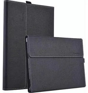 BONAEVER Case for 13 Inch Microsoft Surface Pro 9 2022 / Surface Pro 8 2021 - Multiple Angle Viewing PU Leather Business Cover with Pencil Holder BONAEVER Case for 13 Inch Microsoft Surface Pro 9 2022 / Surface Pro 8 2021 - Multiple Angle Viewing PU Leather Business Cover with Pencil Holder