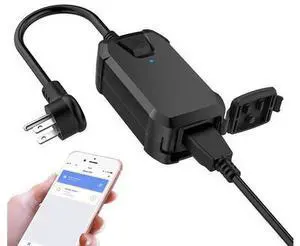 Werleo WiFi Outdoor Smart Outlet Plug, Waterproof Outlet Socket with Timer, Works with Alexa and Google Home for Voice Control Werleo WiFi Outdoor Smart Outlet Plug, Waterproof Outlet Socket with Timer, Works with Alexa and Google Home for Voice Control