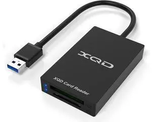 XQD Card Reader, USB 3.0 XQD/SD Card Reader Dual Slot Memory Card Reader 5Gpbs Super Speed Support Sony G/M Series, Lexar 2933x/1400x USB Mark XQD Card,SD Card for Windows/Mac OS XQD Card Reader, USB 3.0 XQD/SD Card Reader Dual Slot Memory Card Reader 5Gpbs Super Speed Support Sony G/M Series, Lexar 2933x/1400x USB Mark XQD Card,SD Card for Windows/Mac OS