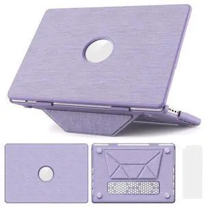 WERLEO for MacBook Pro 14 inch Case 2025-2021 M5 M4 M3 M2 M1 Pro/Max A3434 A3401 A3185 A3112 A2992 A2918 A2779 A2442, Fabric Textured Hard Shell Cover with Kickstand & Keyboard Cover & Logo Cutout WERLEO for MacBook Pro 14 inch Case 2025-2021 M5 M4 M3 M2 M1 Pro/Max A3434 A3401 A3185 A3112 A2992 A2918 A2779 A2442, Fabric Textured Hard Shell Cover with Kickstand & Keyboard Cover & Logo Cutout