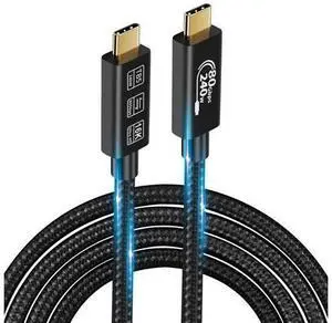 USB4 Cable, with Thunderbolt 5 Cable, 240 W Charging Cable, 80 Gbps Data Cable, gen4 cable,16K@60Hz 4K120Hz HDR, USB C to USB C Cable, for Hub, Dock, M2, M3, SSD, Laptops, Monitor (TB5 80G 240W 1M) USB4 Cable, with Thunderbolt 5 Cable, 240 W Charging Cable, 80 Gbps Data Cable, gen4 cable,16K@60Hz 4K120Hz HDR, USB C to USB C Cable, for Hub, Dock, M2, M3, SSD, Laptops, Monitor (TB5 80G 240W 1M)