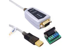 USB to RS422 RS485 Serial Port Adapter Cable with FTDI Chipset 5 Position Terminal Board for Windows 11 10 8 7 XP Mac (4 Feet) USB to RS422 RS485 Serial Port Adapter Cable with FTDI Chipset 5 Position Terminal Board for Windows 11 10 8 7 XP Mac (4 Feet)