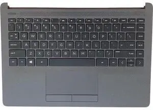 Replacement for HP 240 G8 256 240 G9 246 G8 Laptop Upper Case Palmrest Keyboard Touchpad Assembly Part 6070B1751305 M23367-001 Gray - OEM Replacement for HP 240 G8 256 240 G9 246 G8 Laptop Upper Case Palmrest Keyboard Touchpad Assembly Part 6070B1751305 M23367-001 Gray - OEM