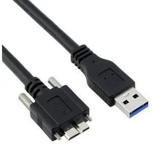 CY Cable Micro USB3.0 Single Screw Locking to USB3.0 Data 5Gbps Power Cable for VR Industrial Camera Computer (8.0m with Chipset) CY Cable Micro USB3.0 Single Screw Locking to USB3.0 Data 5Gbps Power Cable for VR Industrial Camera Computer (8.0m with Chipset)