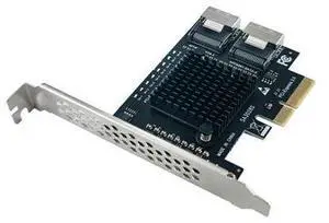 FOR 8 Port SATA 3.0 SFF8087 PCIe 3.0 X4 To Mini SAS Controller PCIe To SFF 8087 SFF-8087 SATA3 ASM1166 Adapter Expansion Card FOR 8 Port SATA 3.0 SFF8087 PCIe 3.0 X4 To Mini SAS Controller PCIe To SFF 8087 SFF-8087 SATA3 ASM1166 Adapter Expansion Card