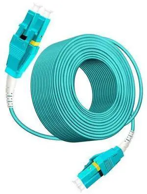 Bangun 25 Meters Uniboot LC to LC 10G OM3 Fiber Patch Cable, Multimode Duplex Fiber Optic Cable Jumper Optical Patch Cord, 50/125, LSZH Jacket Bangun 25 Meters Uniboot LC to LC 10G OM3 Fiber Patch Cable, Multimode Duplex Fiber Optic Cable Jumper Optical Patch Cord, 50/125, LSZH Jacket