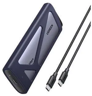 UGREEN 20Gbps M.2 NVMe SATA SSD Enclosure, 8TB USB C External NVMe M.2 Enclosure Compatible with USB 3.2 Gen2*2 Support UASP Trim for M/B+M Key SSD in Size of 2230/2242/2260/2280 UGREEN 20Gbps M.2 NVMe SATA SSD Enclosure, 8TB USB C External NVMe M.2 Enclosure Compatible with USB 3.2 Gen2*2 Support UASP Trim for M/B+M Key SSD in Size of 2230/2242/2260/2280