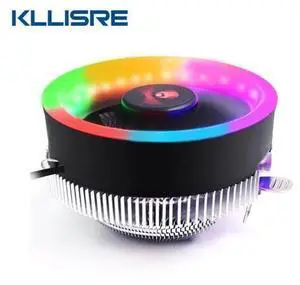 PC CPU Cooler Fan Heatsink LED Aperture CPU Cooling Fan Quiet Radiator For Intel 775/1155/1150/1151 AM3 AM3+ PC CPU Cooler Fan Heatsink LED Aperture CPU Cooling Fan Quiet Radiator For Intel 775/1155/1150/1151 AM3 AM3+