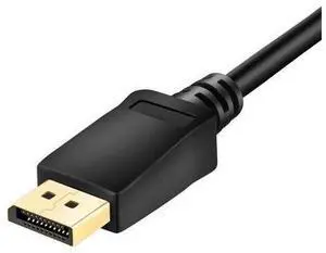DP male connector for DP female to incorporate a displayport high-definition cable for extending the computer monitor connection DP male connector for DP female to incorporate a displayport high-definition cable for extending the computer monitor connection