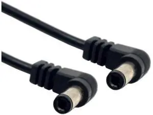 DC Power Cable DC Power 5.5 x 2.1mm / 2.5mm Male to 5.5 2.1/2.5mm Male Plug Cable Right Angled 90 Degree 60cm Power to DC Cable DC Power Cable DC Power 5.5 x 2.1mm / 2.5mm Male to 5.5 2.1/2.5mm Male Plug Cable Right Angled 90 Degree 60cm Power to DC Cable