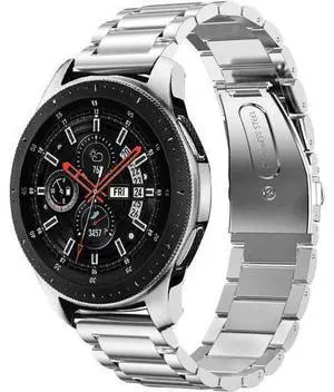 Werleo Stainless Steel Metal Band Bracelet Strap Compatible with Samsung Galaxy Watch 42mm / Ticwatch E / Galaxy Watch Active 40mm / Gear S2 Classic Werleo Stainless Steel Metal Band Bracelet Strap Compatible with Samsung Galaxy Watch 42mm / Ticwatch E / Galaxy Watch Active 40mm / Gear S2 Classic