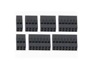 Dupont shell rubber shell, 2.54mm spacing, single-row and double-row Dupont plugs, 1P/2P/3P/4P/5P/6P - 10P Dupont shell rubber shell, 2.54mm spacing, single-row and double-row Dupont plugs, 1P/2P/3P/4P/5P/6P - 10P