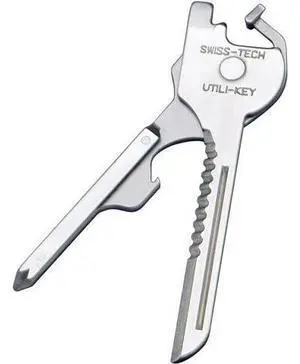 Swiss+Tech ST66676 Utili-Key 6-in-1 Keyring & Keychain Multi-Function Tool Swiss+Tech ST66676 Utili-Key 6-in-1 Keyring & Keychain Multi-Function Tool