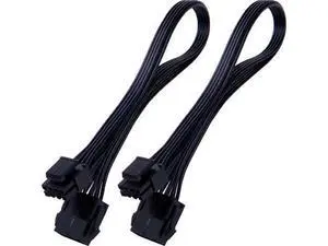 CPU 8 Pin Power Exteon Cable ATX CPU 8 Pin Female to 8(4+4) Pin Male EPS Exteon Cable for Motherboard (Not PCI-e VGA) 12 Inches (2 Pack) CPU 8 Pin Power Exteon Cable ATX CPU 8 Pin Female to 8(4+4) Pin Male EPS Exteon Cable for Motherboard (Not PCI-e VGA) 12 Inches (2 Pack)