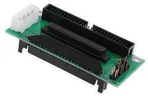 SCSI SCA 80Pin to 68Pin to 50Pin IDE Hard Disk Adapter Converter Card Board SCSI SCA 80Pin to 68Pin to 50Pin IDE Hard Disk Adapter Converter Card Board