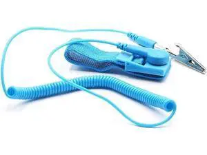 Anti Static Wrist Strap Band with Grounding Wire, Strap Anti Shock Wristband Bracelet with Grounding Wire, Alligator Clip, Extendable Long Cord and Anti Static Bracelet,Antistatic Band Ant(Blue Anti Static Wrist Strap Band with Grounding Wire, Strap Anti Shock Wristband Bracelet with Grounding Wire, Alligator Clip, Extendable Long Cord and Anti Static Bracelet,Antistatic Band Ant(Blue