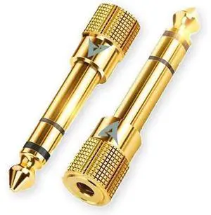 2PCS 3.5mm to 1/4 Adapter 1/8 to 1/4 Adapter Audio Jack Adapter Headphone Jack Adapter Gold Plated 6.35mm to 3.5mm Adapter for Guitar Digital Piano Speaker Amp Headphone 2PCS 3.5mm to 1/4 Adapter 1/8 to 1/4 Adapter Audio Jack Adapter Headphone Jack Adapter Gold Plated 6.35mm to 3.5mm Adapter for Guitar Digital Piano Speaker Amp Headphone