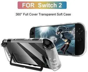 Transparent TPU Case for Nintendo for Switch 2 Soft Shell Anti-drop TPU Cover for Nintendo for Switch 2 Handheld Gaming Console Transparent TPU Case for Nintendo for Switch 2 Soft Shell Anti-drop TPU Cover for Nintendo for Switch 2 Handheld Gaming Console