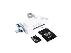 USB 3.0 card reader - type-c for Android phones, computers, multi-functional OTG 2.0 SD/TF/U disk XP-82 Elegant White 2.0 USB 3.0 card reader - type-c for Android phones, computers, multi-functional OTG 2.0 SD/TF/U disk XP-82 Elegant White 2.0