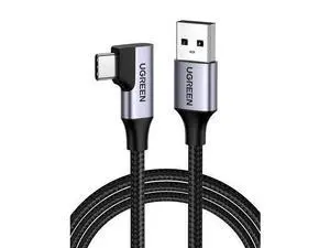 UGREEN USB C Cable 90 Degree USB 3.0 to USB C Fast Charging Cable Right Angle USB Type C Cable Nylon Braided 5Gbps Data Cord for Samsung Galaxy S21 S20 S10 S9 A51 A71, PS5 Controller, LG Velvet, 1.5ft UGREEN USB C Cable 90 Degree USB 3.0 to USB C Fast Charging Cable Right Angle USB Type C Cable Nylon Braided 5Gbps Data Cord for Samsung Galaxy S21 S20 S10 S9 A51 A71, PS5 Controller, LG Velvet, 1.5ft