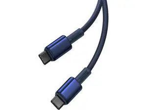 Baseus USB C Cable, 100W PD 5A QC 4.0 Fast Charging USB C to USB C Cable, Zinc Alloy Nylon Braided USB Type C Charger Cable for iPhone 16 15 Pro/Plus/Pro Max, MacBook, iPad Pro/Mini, BULE 3.3FT Baseus USB C Cable, 100W PD 5A QC 4.0 Fast Charging USB C to USB C Cable, Zinc Alloy Nylon Braided USB Type C Charger Cable for iPhone 16 15 Pro/Plus/Pro Max, MacBook, iPad Pro/Mini, BULE 3.3FT
