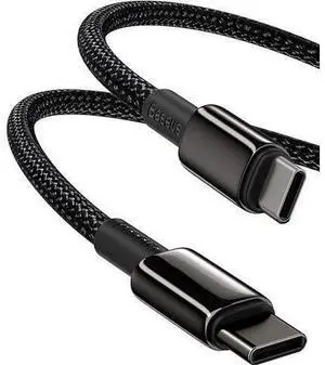Baseus USB C Cable, 100W PD 5A QC 4.0 Fast Charging USB C to USB C Cable, Zinc Alloy Nylon Braided Type C Data Cable for Samsung S21 S20+ S10 Note 10 iPad Pro MacBook Pro Google Pixel and More (2M) Baseus USB C Cable, 100W PD 5A QC 4.0 Fast Charging USB C to USB C Cable, Zinc Alloy Nylon Braided Type C Data Cable for Samsung S21 S20+ S10 Note 10 iPad Pro MacBook Pro Google Pixel and More (2M)