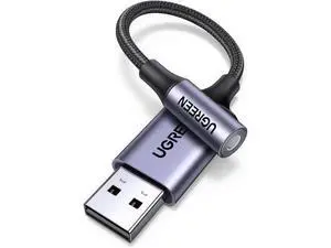 UGREEN USB to 3.5mm Jack Audio Adapter Sound Card Support Mic TRRS Headphone DAC 24bit 96kHz Nylon Braided USB to Aux Jack Compatible with Windows Mac Linux PC PS5 PS4 Switch 2 Speaker, 9.8 Inch UGREEN USB to 3.5mm Jack Audio Adapter Sound Card Support Mic TRRS Headphone DAC 24bit 96kHz Nylon Braided USB to Aux Jack Compatible with Windows Mac Linux PC PS5 PS4 Switch 2 Speaker, 9.8 Inch