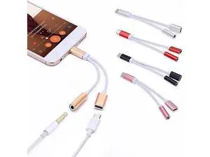 Phone Converters Type C to 3.5 mm and Charger 2 in1 Headphone Audio Jack USB C Cable Adapter Converters For Phone Converters Type C to 3.5 mm and Charger 2 in1 Headphone Audio Jack USB C Cable Adapter Converters For