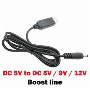 2020 New USB Power Booster Wire DC 5V to DC 9V 12V Step up Cable Module Converter USB TO DC 5.5*2.1MM Male Plug Cable 2020 New USB Power Booster Wire DC 5V to DC 9V 12V Step up Cable Module Converter USB TO DC 5.5*2.1MM Male Plug Cable