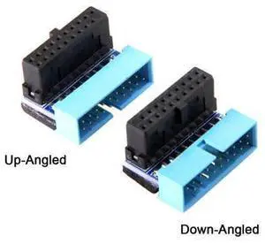 FOR USB 3.0 20pin Exteon for Adapter for USB3 Motherboard Up Angled Down Angled 90 Degree Male to Female FOR USB 3.0 20pin Exteon for Adapter for USB3 Motherboard Up Angled Down Angled 90 Degree Male to Female