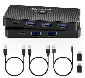 Bidirectional switcher, 2-in-4-out adapter, computer docking station splitter, high-speed Type-C Bidirectional switcher, 2-in-4-out adapter, computer docking station splitter, high-speed Type-C