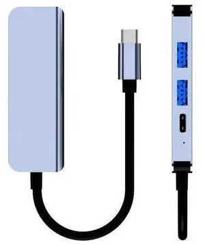 wusu Type-C 4-in-1 mobile phone docking station, computer splitter, USB hub, multi-functional docking station wusu Type-C 4-in-1 mobile phone docking station, computer splitter, USB hub, multi-functional docking station