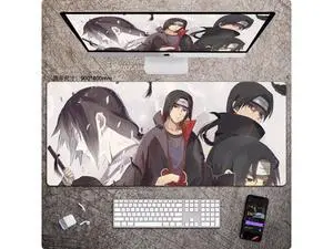 Anime NARUTO mouse pad Extended Gaming Mouse Pad with Stitched Edges, Large Mouse pad with Non-Slip Rubber Base for Work & Gaming, Office & Home Anime NARUTO mouse pad Extended Gaming Mouse Pad with Stitched Edges, Large Mouse pad with Non-Slip Rubber Base for Work & Gaming, Office & Home