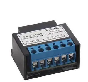 1pc 6 Terminal Rectifier ZL1-170-6 Half Wave 170V Motor Holding Brake Module 1pc 6 Terminal Rectifier ZL1-170-6 Half Wave 170V Motor Holding Brake Module