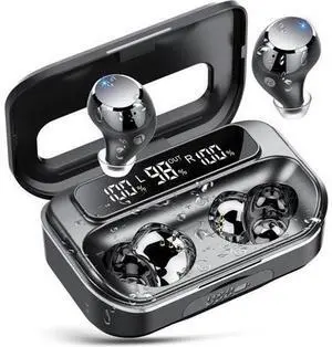 Ear Buds Wireless Bluetooth Earbuds Bluetooth 5.3 Headphones with 4 ENC Noise Cancelling Mic Powerful Bass In-Ear Earbuds with LED Display 128H IP7 Waterproof 2025 New Earphones for ios/Android Ear Buds Wireless Bluetooth Earbuds Bluetooth 5.3 Headphones with 4 ENC Noise Cancelling Mic Powerful Bass In-Ear Earbuds with LED Display 128H IP7 Waterproof 2025 New Earphones for ios/Android