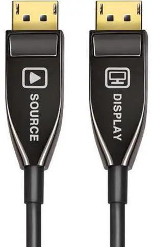 JAENFONG DP 1.4 Fiber Optic AOC Cable,DisplayPort to DisplayPort 8k@60HZ 4K@144Hz Male to Male Cable - (DP to DP Cable) Black - 9.84 ft. / 3.0 m JAENFONG DP 1.4 Fiber Optic AOC Cable,DisplayPort to DisplayPort 8k@60HZ 4K@144Hz Male to Male Cable - (DP to DP Cable) Black - 9.84 ft. / 3.0 m