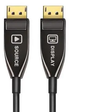 DP 1.4 Fiber Optic AOC Cable,DisplayPort to DisplayPort 8k@60HZ 4K@144Hz Male to Male Cable - (DP to DP Cable) Black - 32.8 ft/ 10m DP 1.4 Fiber Optic AOC Cable,DisplayPort to DisplayPort 8k@60HZ 4K@144Hz Male to Male Cable - (DP to DP Cable) Black - 32.8 ft/ 10m