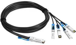 100Gbps QSFP28 To 4xSFP28 Breakout Cable High Speed DAC Fiber Cable 6.6FT/2m 100Gbps QSFP28 To 4xSFP28 Breakout Cable High Speed DAC Fiber Cable 6.6FT/2m