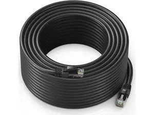 Ethernet Cable 300 ft CAT6 High Speed Internet Network LAN Cable Cord, Outdoor Waterproof (Black) Ethernet Cable 300 ft CAT6 High Speed Internet Network LAN Cable Cord, Outdoor Waterproof (Black)
