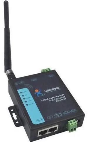 JAENFONG W630 Industrial RS232 / RS485 Serial to Ethernet,Serial to WiFi or WiFi to Ethernet Converter Support Dual Ethernet Ports, Modbus RTU JAENFONG W630 Industrial RS232 / RS485 Serial to Ethernet,Serial to WiFi or WiFi to Ethernet Converter Support Dual Ethernet Ports, Modbus RTU