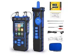 Network Cable Tester with Optical Power Meter VFL, CAT5 CAT6 Cable Toner Ethernet Cable Tester, RJ11 RJ45 Network Tester for Telephone, Ethernet, Video, PoE Tester Wire Tracer Fiber Teste Network Cable Tester with Optical Power Meter VFL, CAT5 CAT6 Cable Toner Ethernet Cable Tester, RJ11 RJ45 Network Tester for Telephone, Ethernet, Video, PoE Tester Wire Tracer Fiber Teste