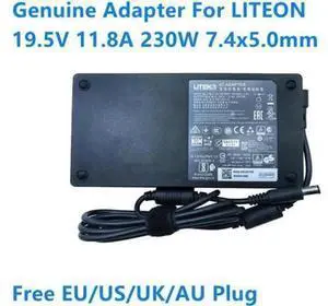 19.5V 11.8A 230W 7.4x5.0mm LITEON PA-1231-12 AC Adapter For Gaming Laptop Charger Power Supply 19.5V 11.8A 230W 7.4x5.0mm LITEON PA-1231-12 AC Adapter For Gaming Laptop Charger Power Supply