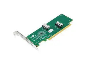 Vszerda Adapter PCIE5.0 PCI-Express 16x to Dual MCIO 8i Mini Cool Edge IO SFF-TA-1016 VROC Adapter for Mainboard SSD Graphics Card Vszerda Adapter PCIE5.0 PCI-Express 16x to Dual MCIO 8i Mini Cool Edge IO SFF-TA-1016 VROC Adapter for Mainboard SSD Graphics Card