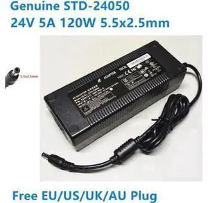 24V 5A 120W 5.5x2.5mm STD-24050 AC Adapter For TECH Power Supply Charger 24V 5A 120W 5.5x2.5mm STD-24050 AC Adapter For TECH Power Supply Charger