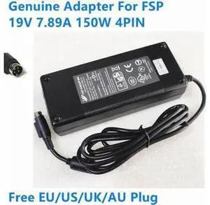 FSP 19V 7.89A 150W 4PIN FSP150-AAA FSP150-ABAN2 Power Supply AC Adapter For Laptop Charger FSP 19V 7.89A 150W 4PIN FSP150-AAA FSP150-ABAN2 Power Supply AC Adapter For Laptop Charger