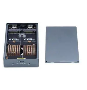 Vszerda USB4.0 20Gbps Dual NVME M.2 NGFF M-Key to USB-C Type-C Raid0 Raid1 JBOD Big Enclosure with Fan Raid0 Hyper Adapter Vszerda USB4.0 20Gbps Dual NVME M.2 NGFF M-Key to USB-C Type-C Raid0 Raid1 JBOD Big Enclosure with Fan Raid0 Hyper Adapter