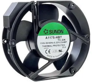 Vszerda for SUNON A1175-HBT TC.GN AXIAL Fan, 115VAC 50/60Hz 0.22/0.23A 2-pin Cooling Fan 172×150×51mm Fan A1175-HBT TC.GN Vszerda for SUNON A1175-HBT TC.GN AXIAL Fan, 115VAC 50/60Hz 0.22/0.23A 2-pin Cooling Fan 172×150×51mm Fan A1175-HBT TC.GN