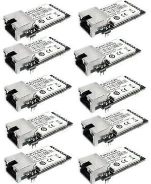 Vszerda Eport-E20 Network Server Port FreeRTOS TTL Serial to Ethernet Embedded Module DHCP 3.3V DHCP TCP IP Telnet Converter MCU (10pcs) Vszerda Eport-E20 Network Server Port FreeRTOS TTL Serial to Ethernet Embedded Module DHCP 3.3V DHCP TCP IP Telnet Converter MCU (10pcs)