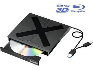 External Blu Ray Drive, USB 3.0 and Type-C Blu Ray Burner Portable Blu Ray DVD/CD/BD Player, 3D Optical Bluray DVD Drive Compatible with Windows XP/7/8/10/11 MacOS for Mac-Book Laptop Desktop External Blu Ray Drive, USB 3.0 and Type-C Blu Ray Burner Portable Blu Ray DVD/CD/BD Player, 3D Optical Bluray DVD Drive Compatible with Windows XP/7/8/10/11 MacOS for Mac-Book Laptop Desktop